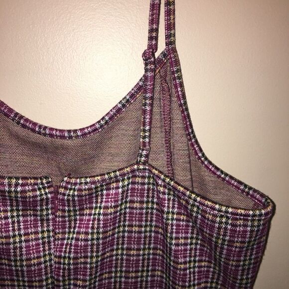 Wild Fable Plaid Kick Flare Crop Jumpsuit Size XXL - Picture 4 of 8